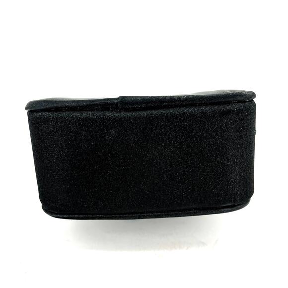 Julie Feldman Black Satin Roses Small evening purse - Picture 3 of 8